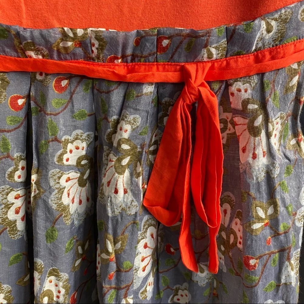 floral print empire waist sleeveless dress - Picture 4 of 15